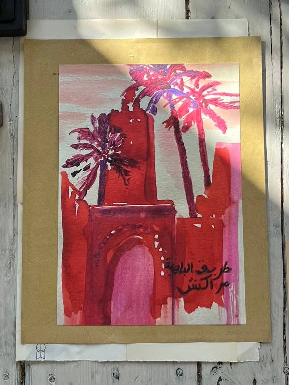 Art Print "Koutoubia Marrakech" for wholesale by tinystories