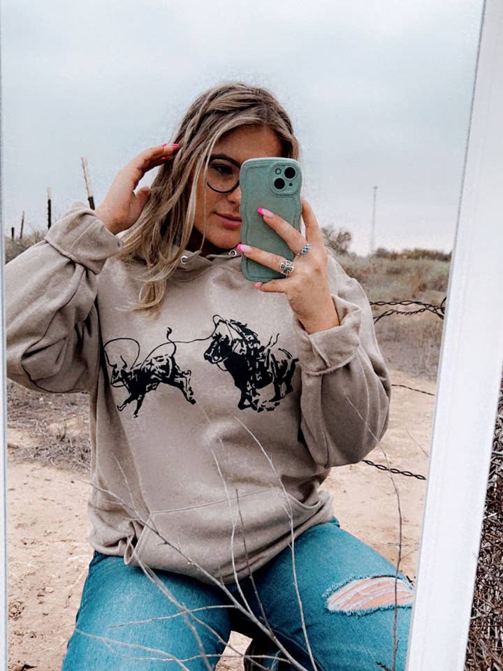 Always ropin Hoodie for wholesale by Maggi Mae's