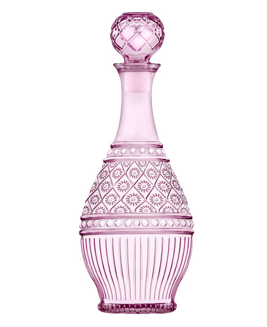 Godinger - Wholesale Decanter - Claro Pink Wine Decanter0