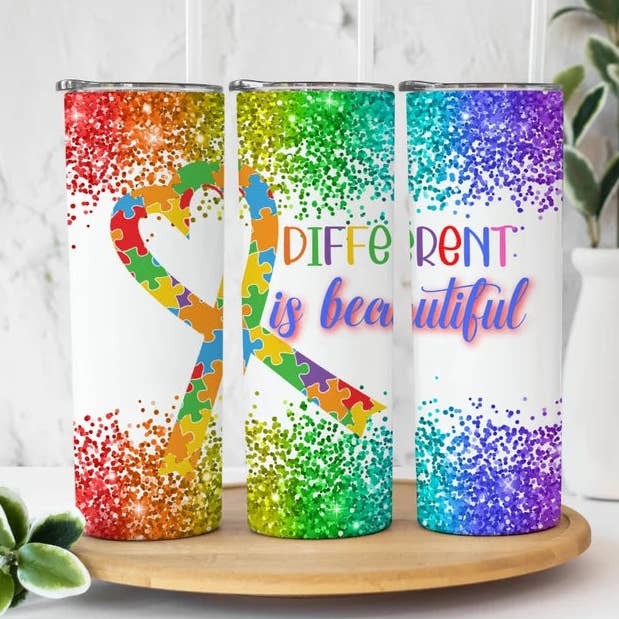Autisme bevidsthed | Tumbler for engroshandel hos Designs by Robyn