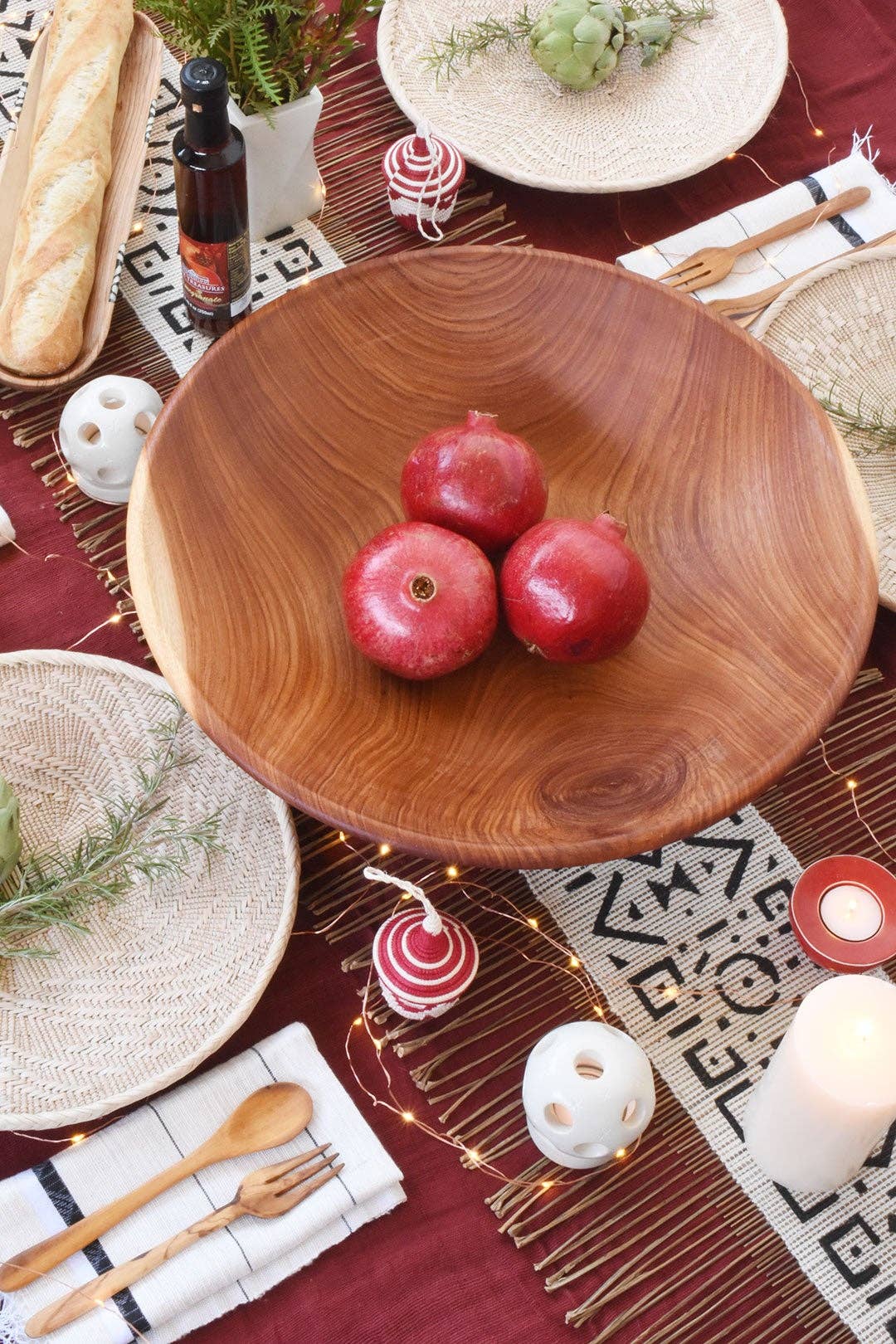 Swahili | AFRICAN MODERN - Wholesale Serve Bowl - Large Mahogany Wood Salad Bowl from Zimbabwe1