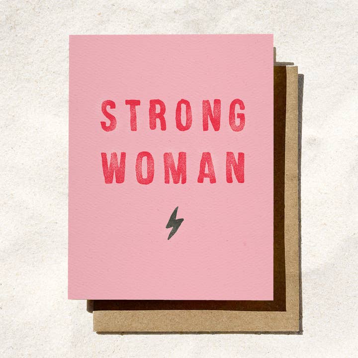 Daydream Prints - Wholesale Everyday Greeting Card - Strong Woman Card | Feminist Card | Encouragement Card5