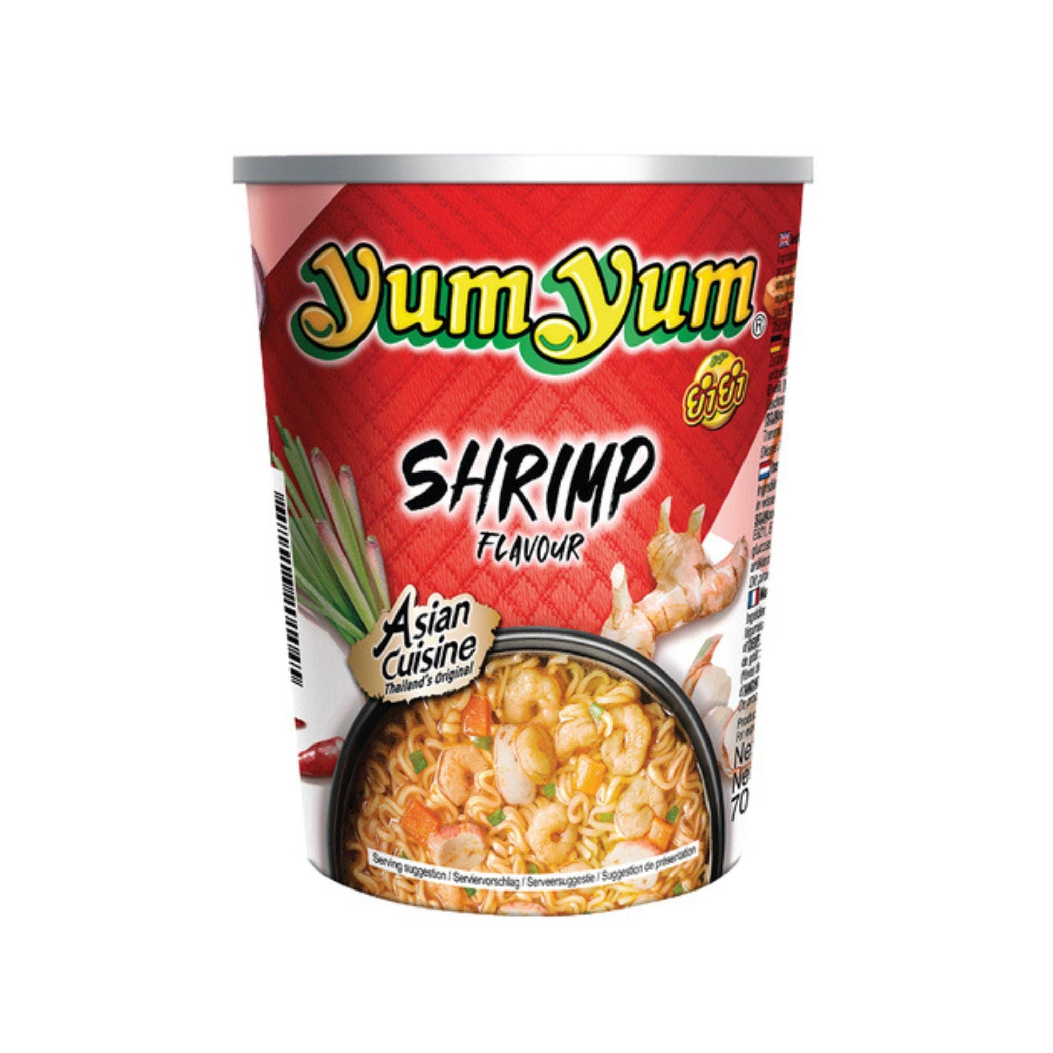 utoppa GmbH - Wholesale Ramen - Yum Yum Instant Noodles Shrimp Cup 70 g0
