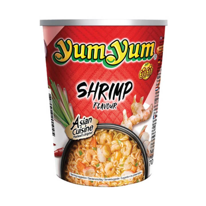 Yum Yum Instant Noodles Shrimp Cup 70 g for wholesale by utoppa GmbH