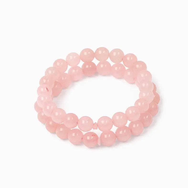 Aromachology - Wholesale Beaded Bracelet - Rose Quartz Bracelet0