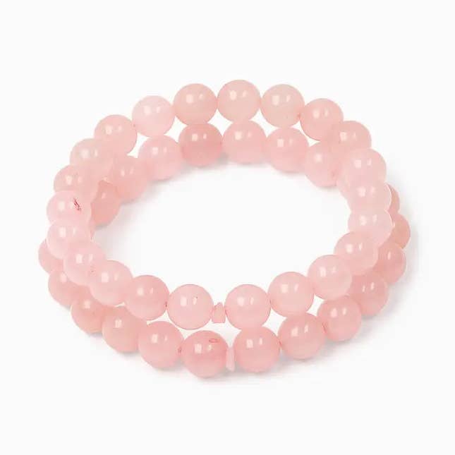 Pulsera de cuarzo rosa para venta al por mayor de Aromachology