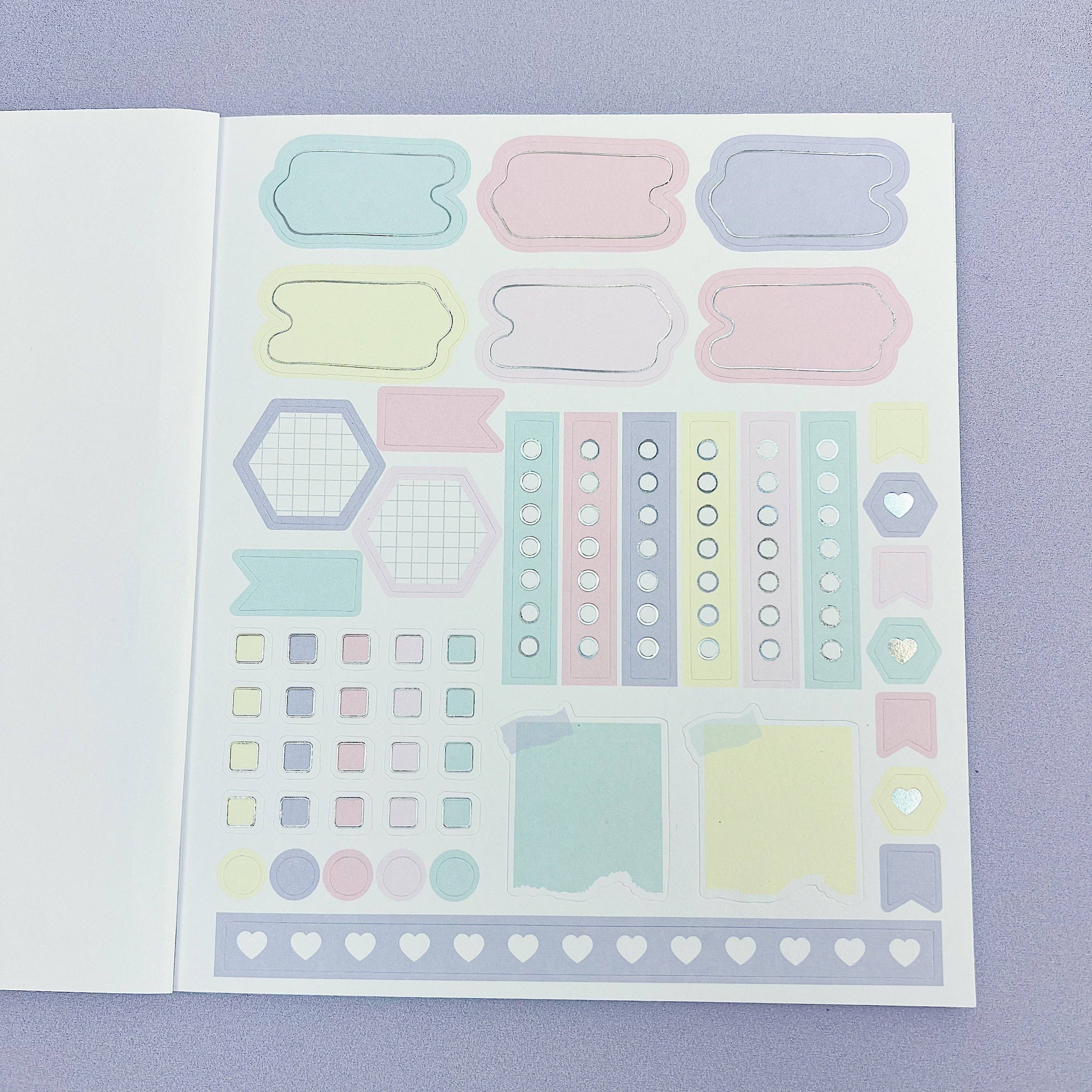 The HoneyBShop - Wholesale Sticker - Polly Pocket Sticker Book | Matte Sticker Paper | 10 Pages | Holographic Foiled4
