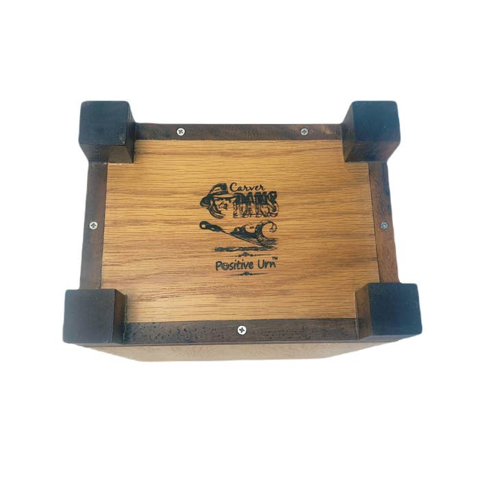 Positive Urns - Vente Urnes - Urne Ange Debout - Bois et coquille d'abalone faits à la main5