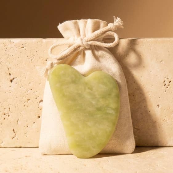 Jade Gua Sha | Facial Stone | Self Care Bestseller for wholesale by Bamboo Switch