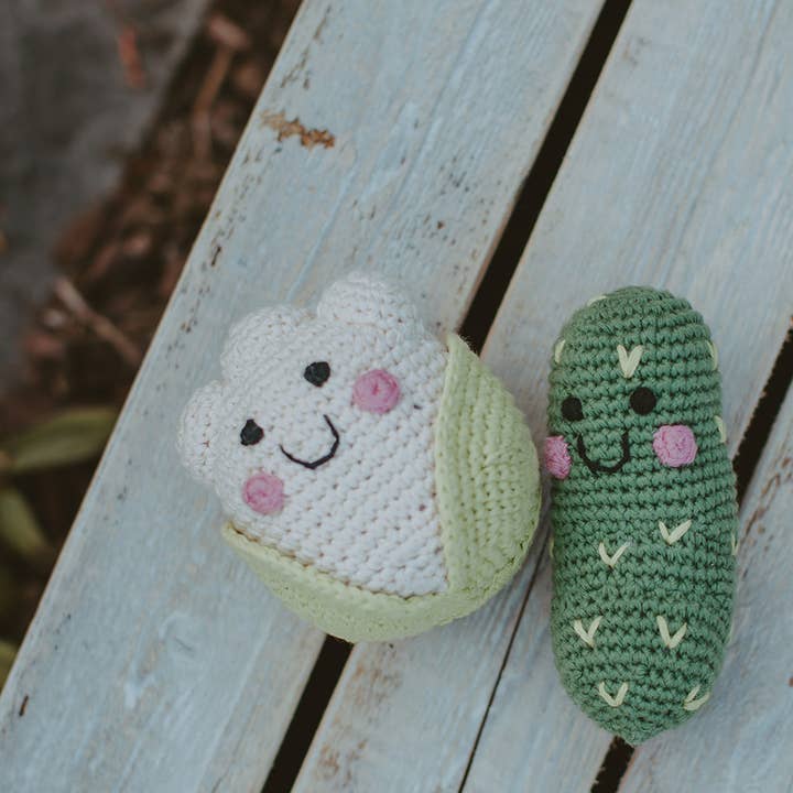 Pebble - Wholesale Handheld Rattle - Baby - Pretend Play Food Rattle - Pickle