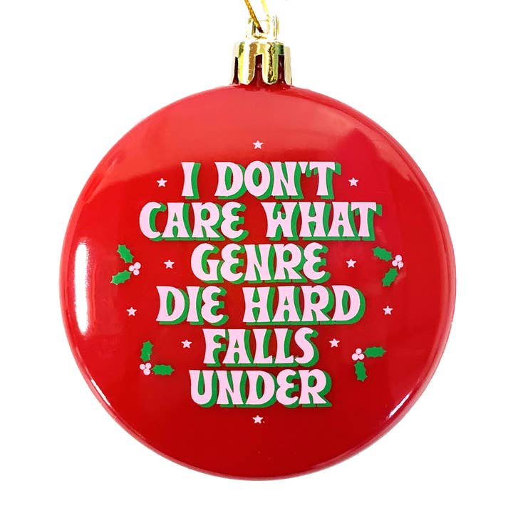 Krystan Saint Cat - Wholesale Ornament - I Don't Care Die Hard Plastic Xmas Tree Holiday Ornament