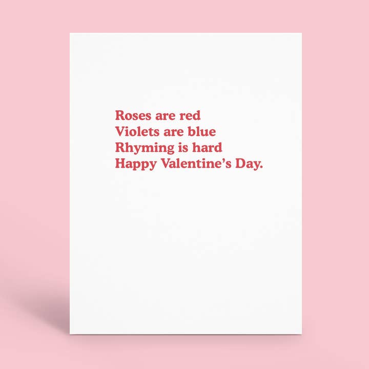 4-Line Valentine for wholesale by Hey Weegs