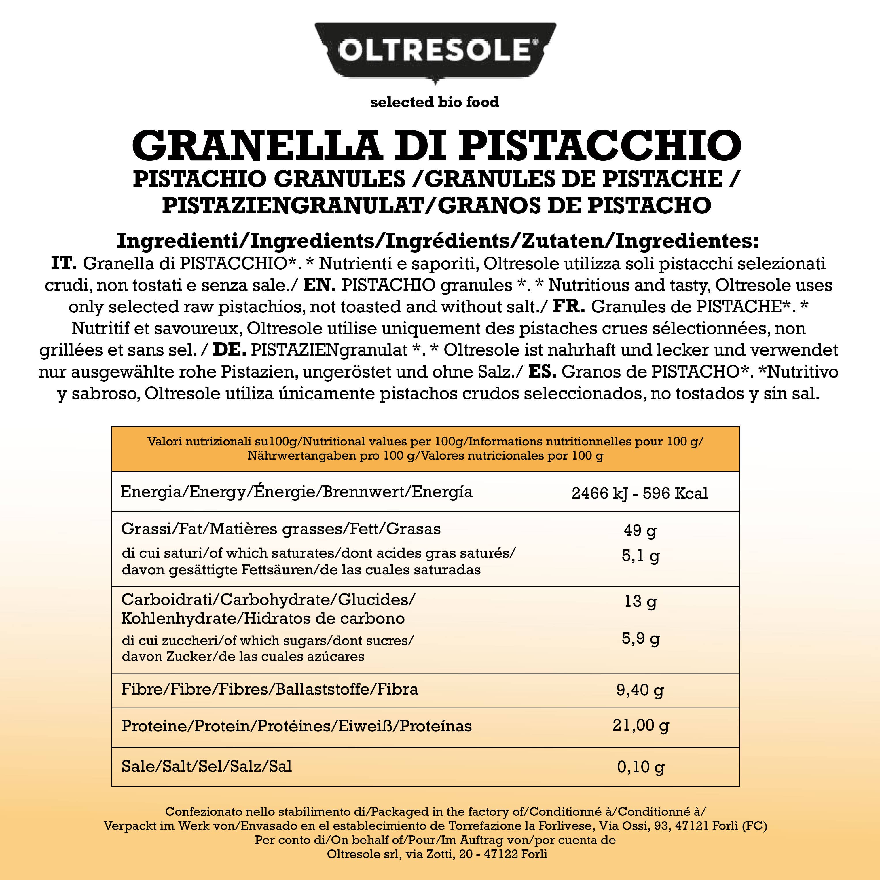 Oltresole - Wholesale Nuts - PISTACHIO GRAIN 750 g4