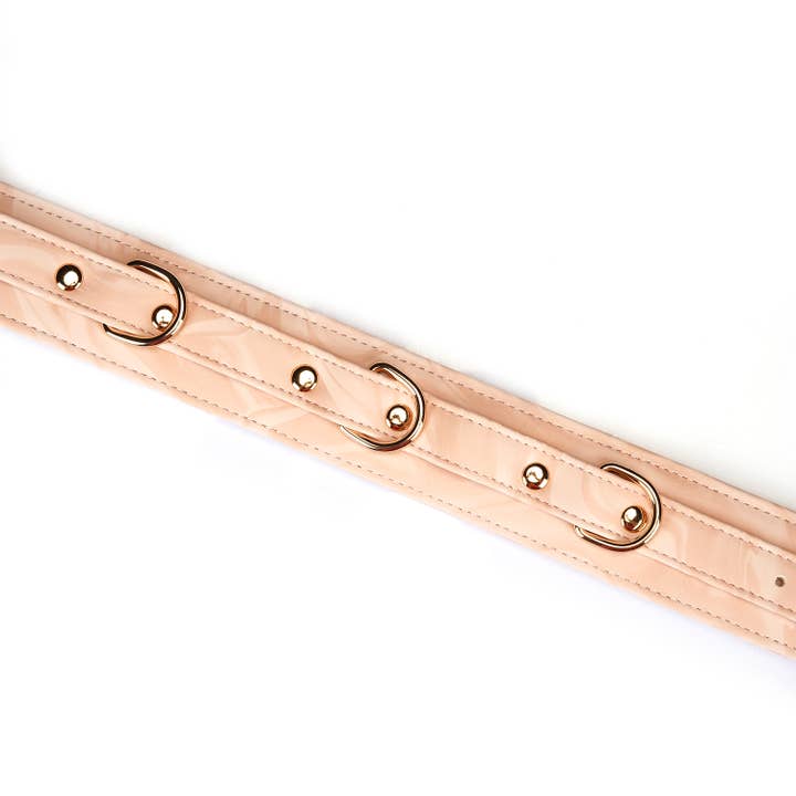 Liebe Seele - Wholesale Sex Toy - Boudoir Amor Vegan Collar with Leash Pink