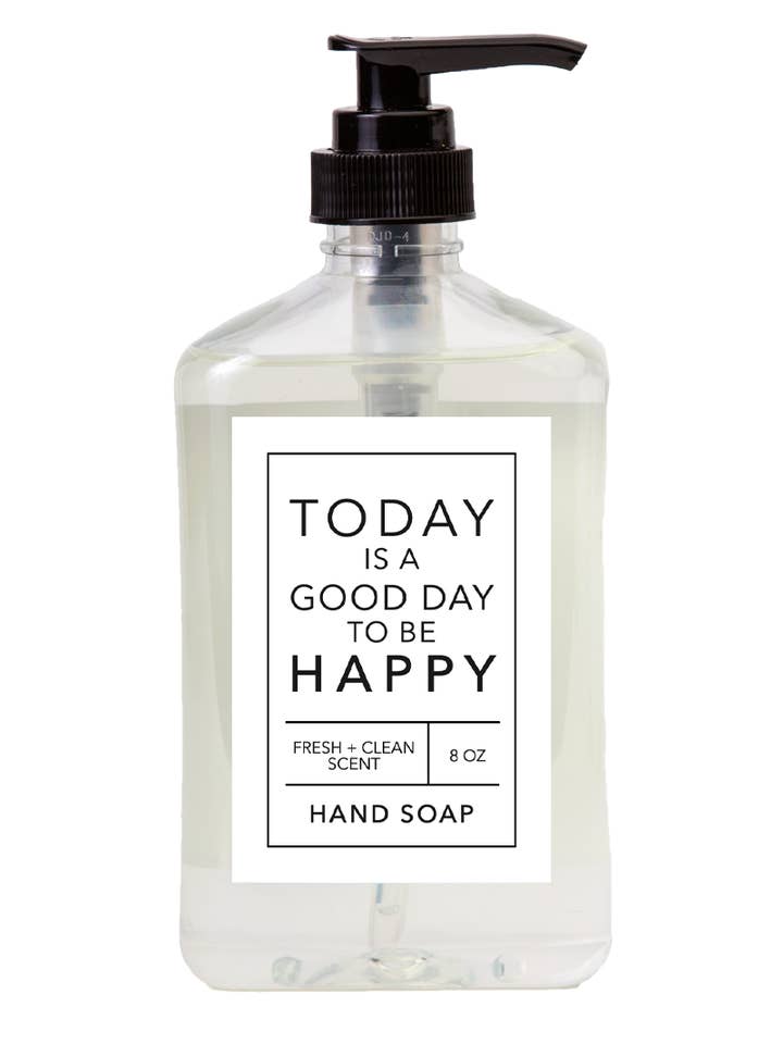 8 oz Happy Hand Soap for wholesale by Freedom Studios