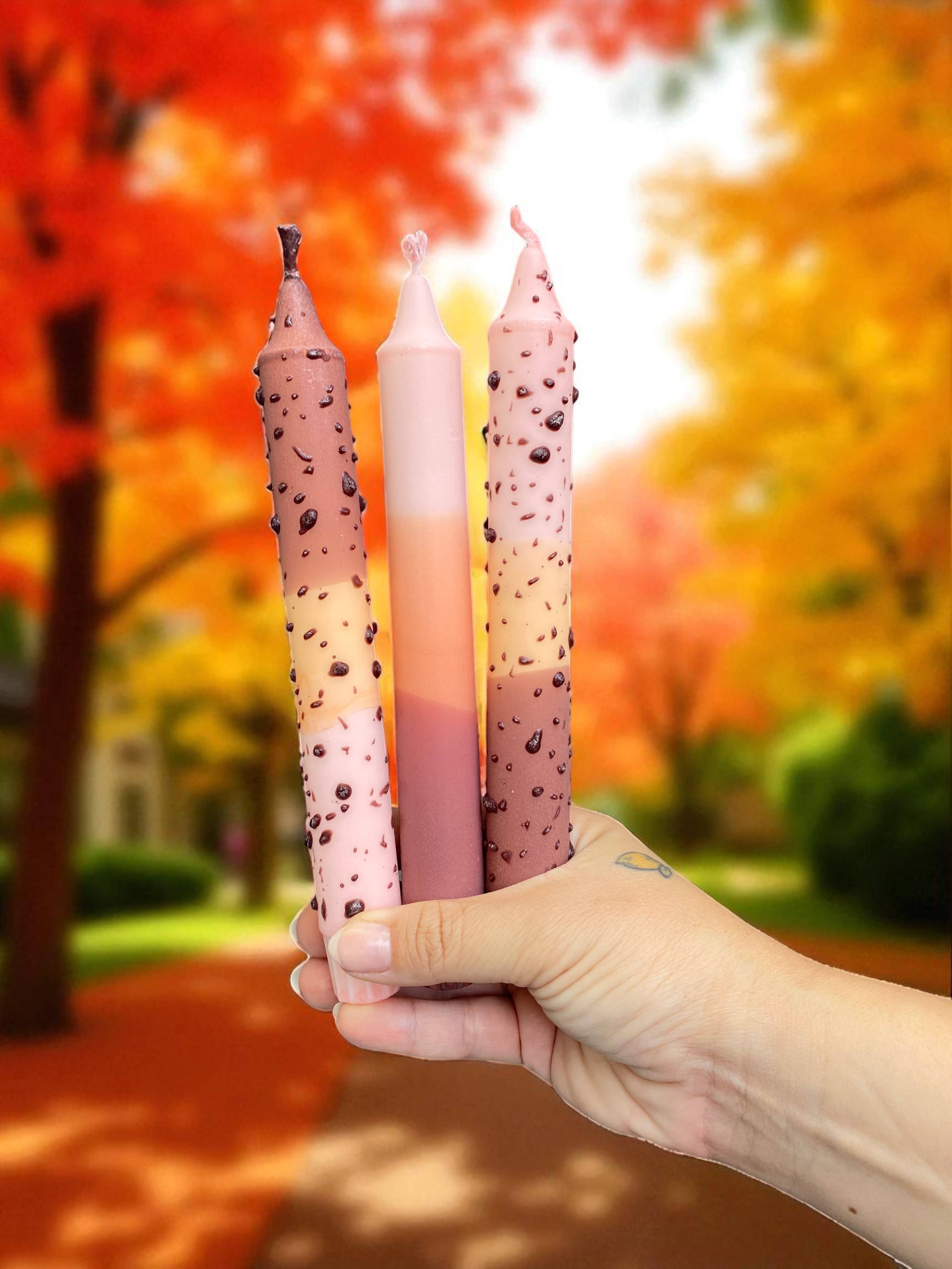 Kupkup HB. - Fi Design Studio Co. – vela pilar por atacado – Brilho Alegre | Vela Tapper Outono em Nova Iorque | 2,3x20 cm12