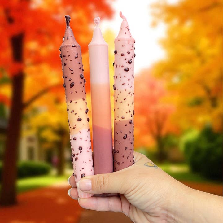 Kupkup HB. - Fi Design Studio Co. - Wholesale Pillar Candle - Joyful Glow | Autumn In New York Tapper Candle | 2.3x20 cm12