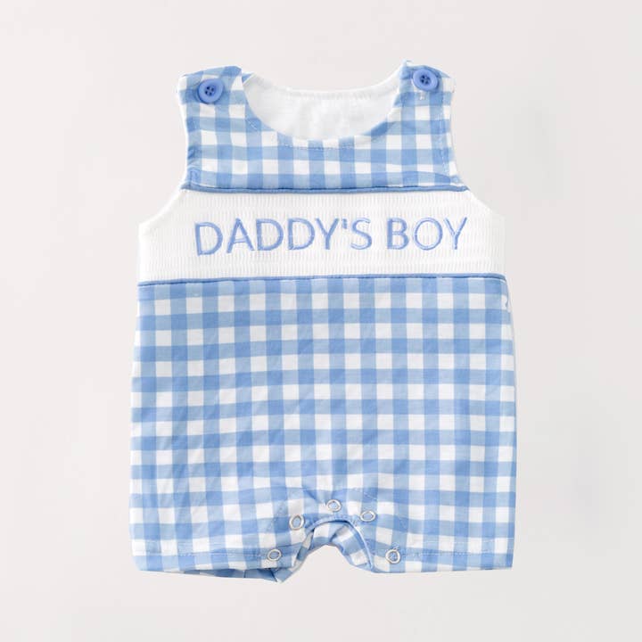 Auraquise – Vestido - Crianças por atacado – Roupa Infantil Bordada e Fumada "MENINA/MENINO DO PAPÁ" a Condizer3