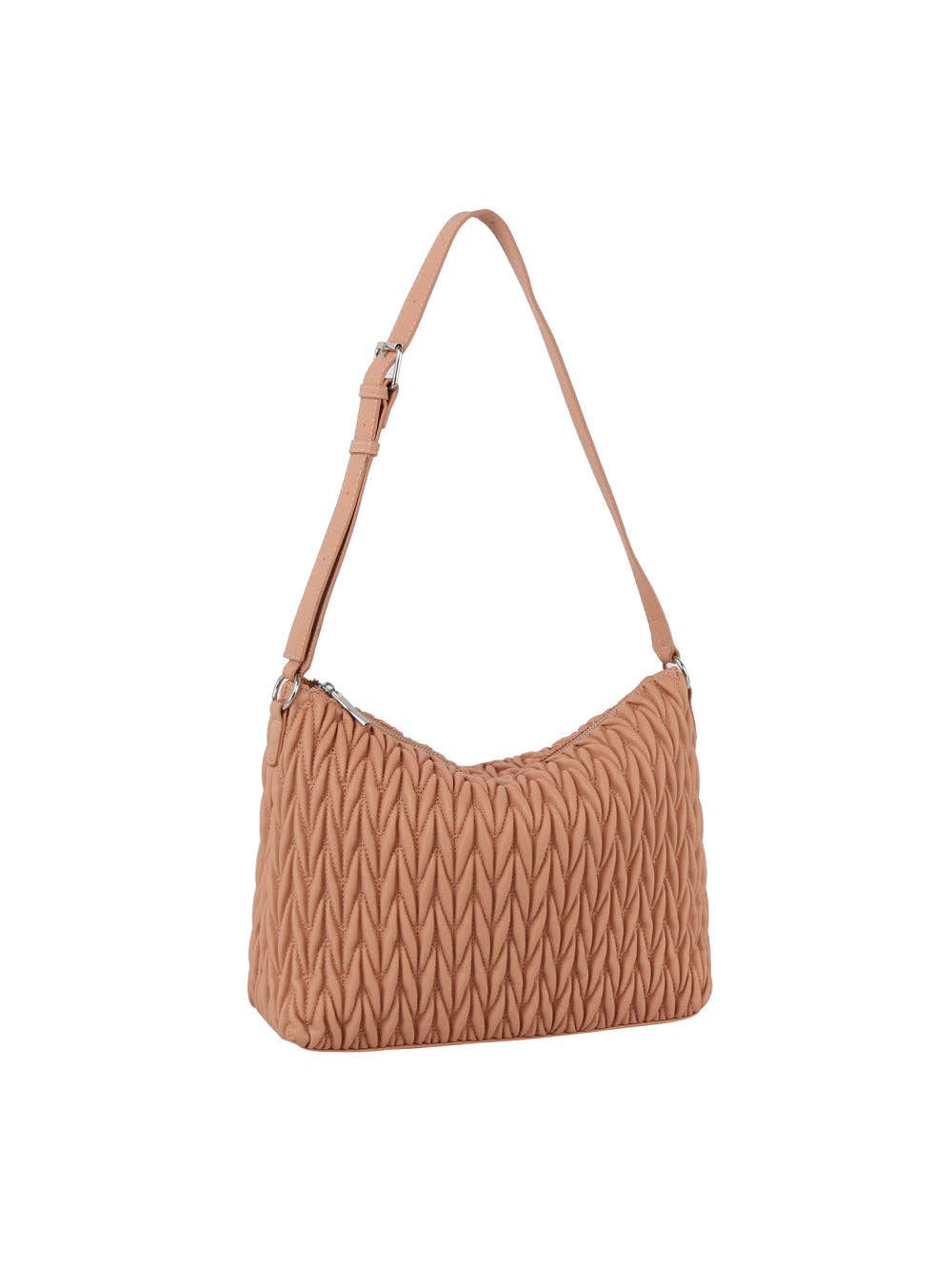 Handbag Factory Corp - Wholesale Shoulder Bag - Women's - Woven detail leather hobos shoudler bag2