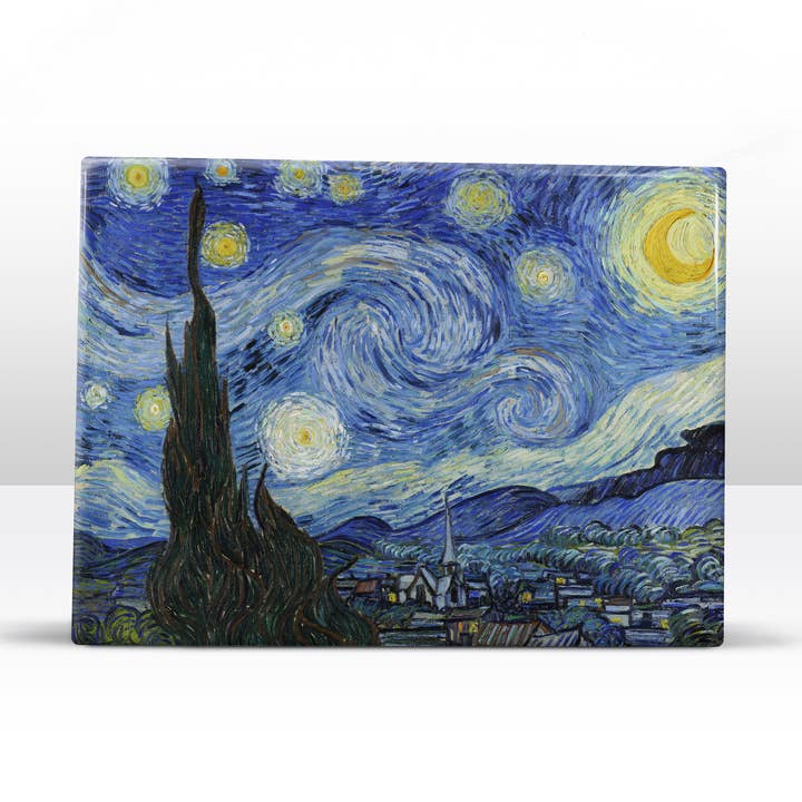 Lacquer print, The starry night - Vincent van Gogh for wholesale by Laqueprint