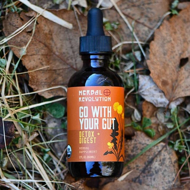 Herbal Revolution Farm + Apothecary - Wholesale Tincture - Go With Your Gut: Detox, Digestive, Liver Support Elixir