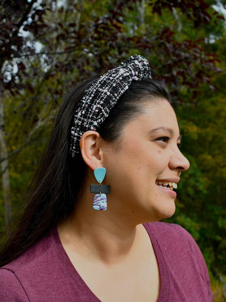 Istanbul Teardrop Dinglar för wholesale av Pinwheel Clay