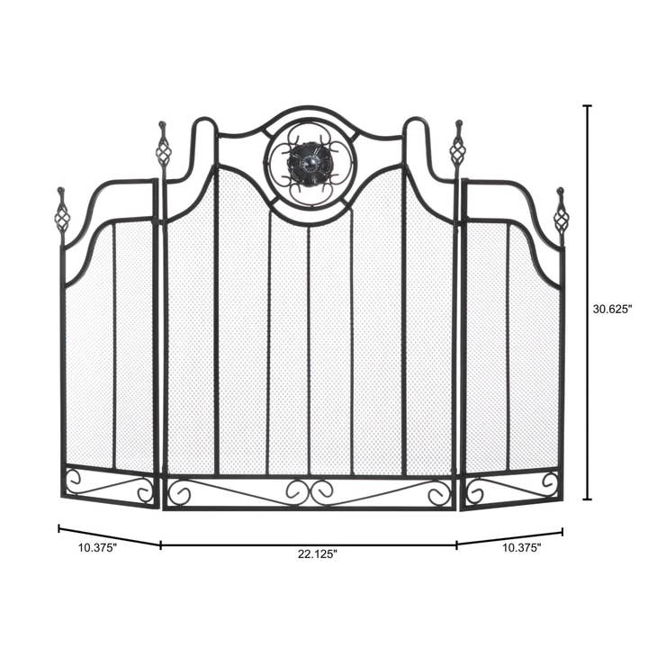 Zingz Home - Wholesale Fireplace Screen - Tuscan Design Fireplace Screen2