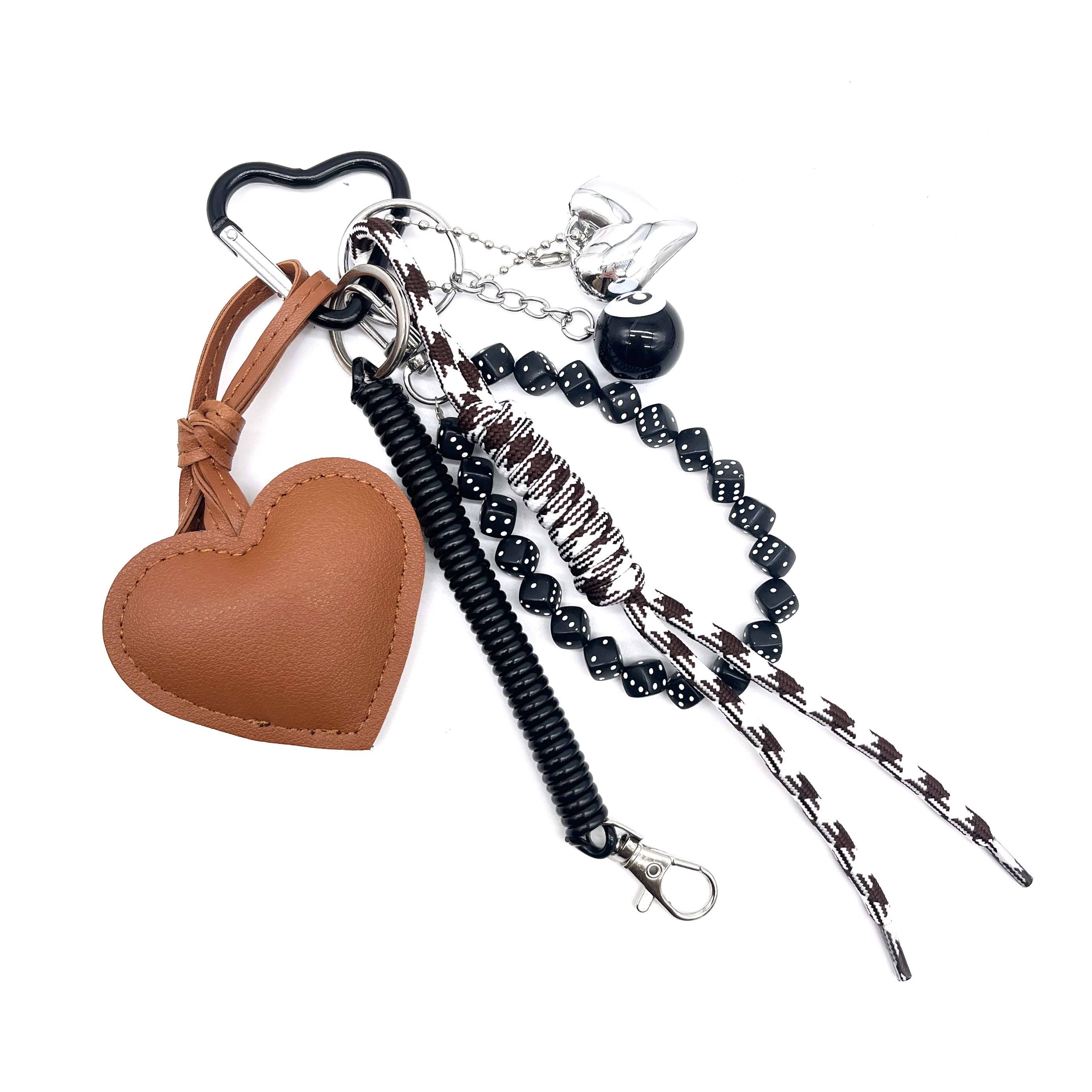 Vimoda - Vente Accessoire de sac – femme - Bijou de sac - Bag Charm - COEUR1