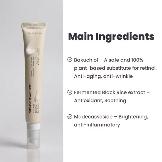 Kosmic - Kbeauty Skincare - Wholesale Eye Cream/Gel - [HARUHARU WONDER] BLACK RICE BAKUCHIOL EYE CREAM 20ML2