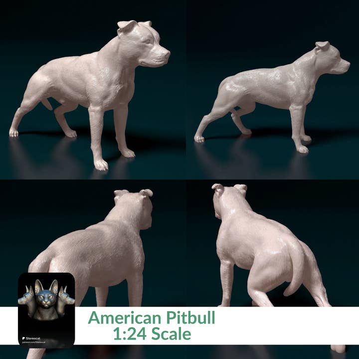 American Pitbull - Chien miniature à l'échelle 1:24 pour maison de poupée, diorama par Stereocat (1 chien) et autres tendances Résultats pour pour élevage canin en vente B2B. Retours gratuits et paiement à 60 jours sur Faire sur Faire.