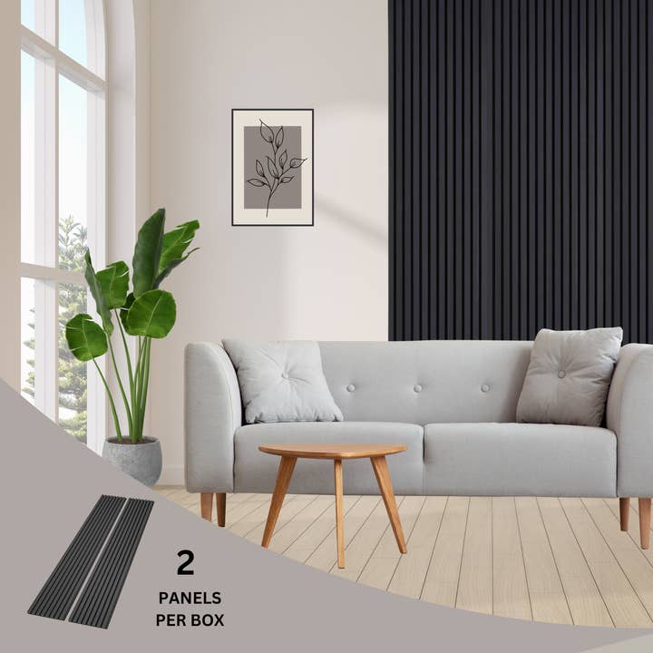 Made In Vietnam - Wholesale Wall Paneling - Acoustic Slatwall Wood Panels 94.49" x 12.6" (2 Panels/Box)4