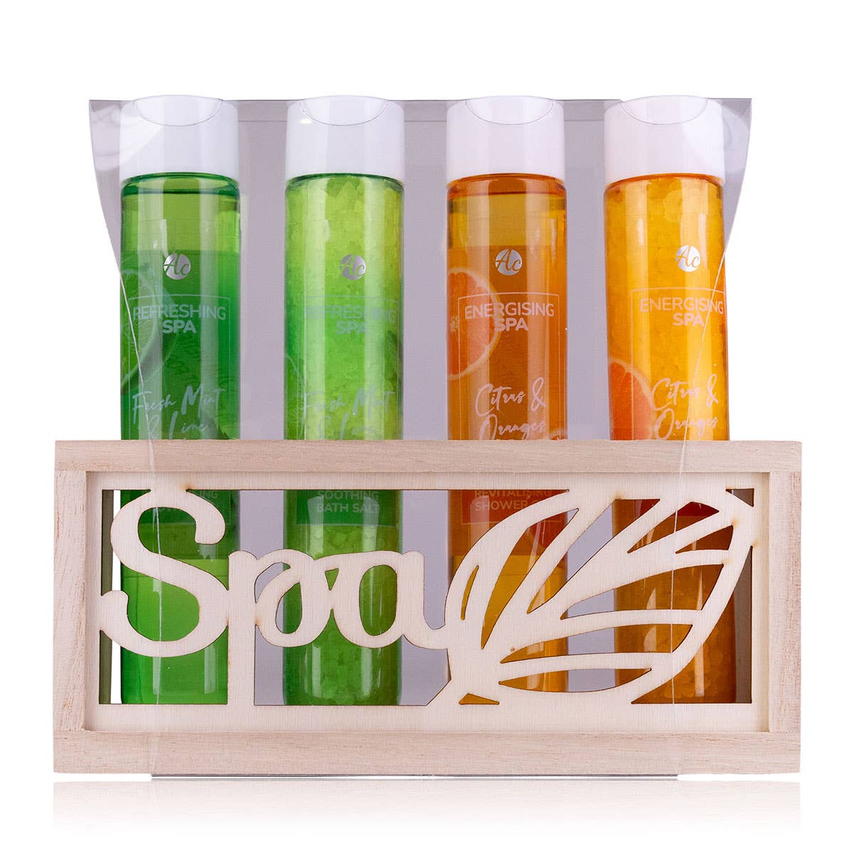 Accentra - Wholesale Bath & Body Set - SPA COLLECTION gift set in SPA - wooden box0