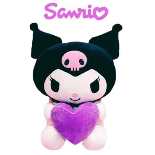 SANRIO HEART PLUSH - KUROMI 17 INCHES for wholesale by BCZShop