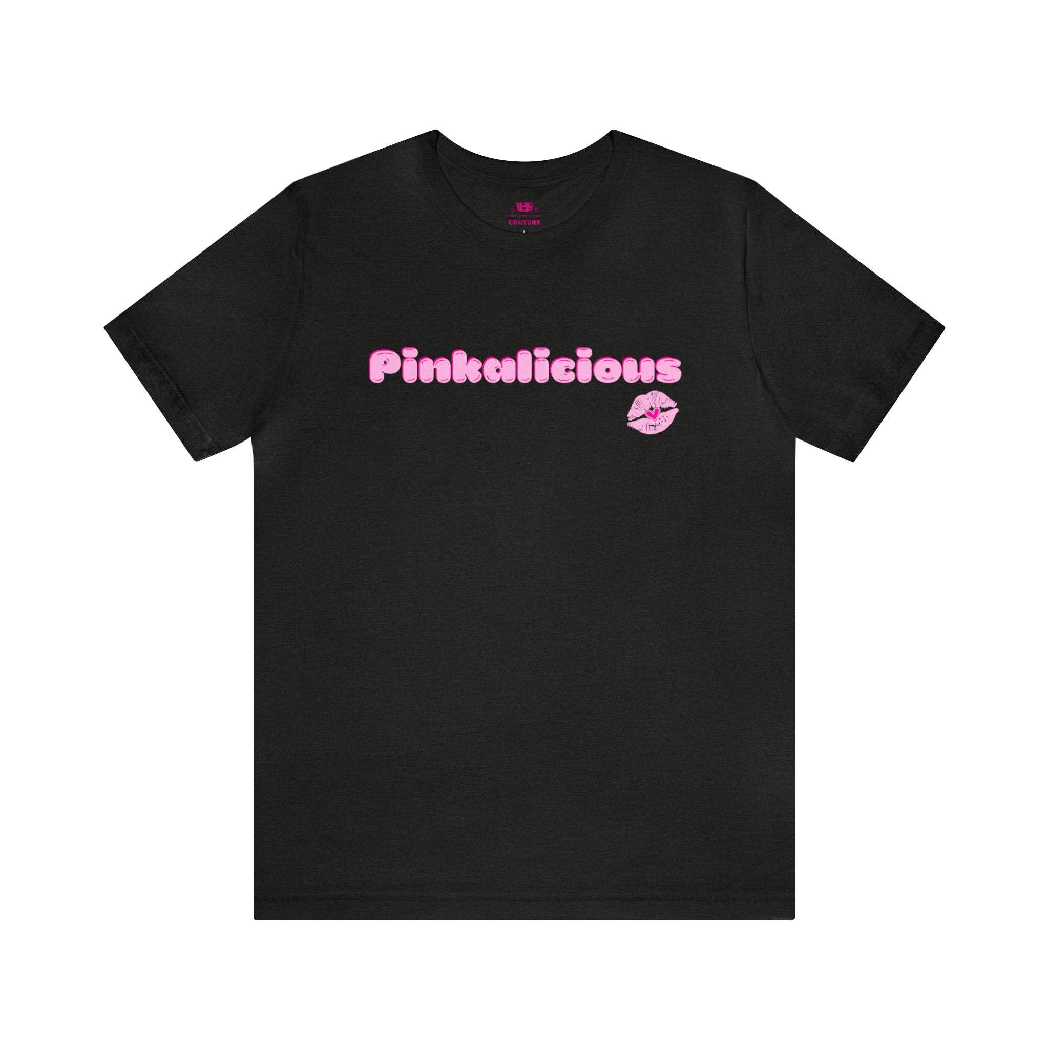 Once Upon a Find Couture - Wholesale Screen Printed T-Shirt - Kids - Pinkalicious with kiss Unisex Jersey Short Sleeve Tee5