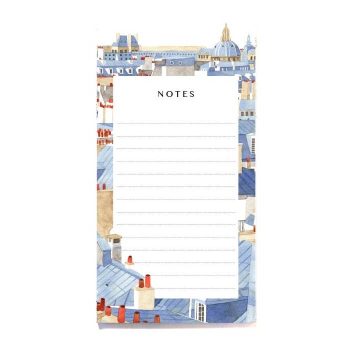 Quartier Libre Papier – wholesale Notepad – Notepad Roofs of Paris Free District0