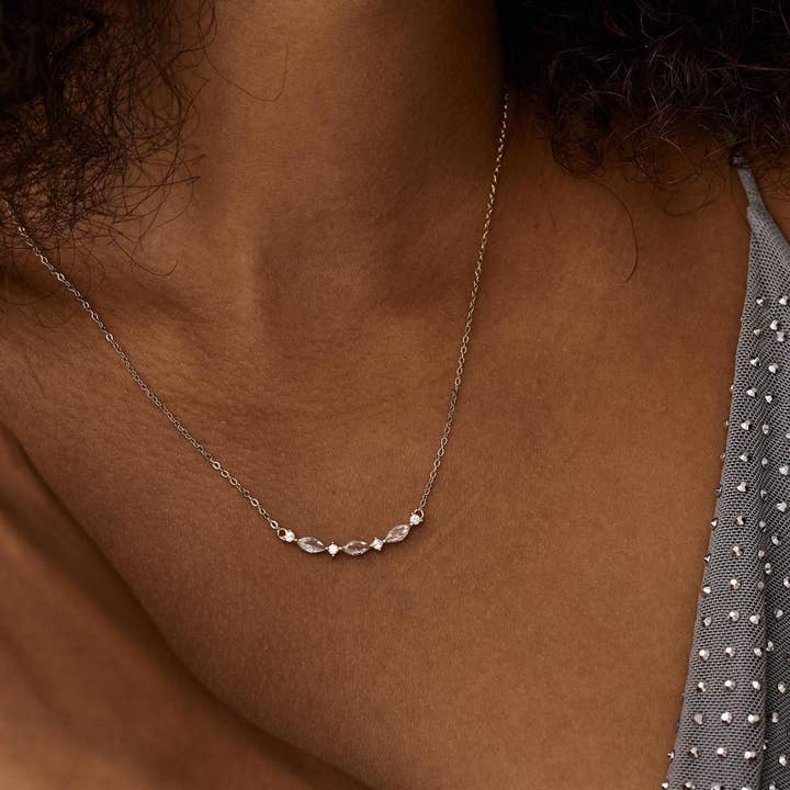 paperln - Wholesale Pendant/Charm Necklace - Chic Marquise Pendant Necklace for Everyday Elegance5