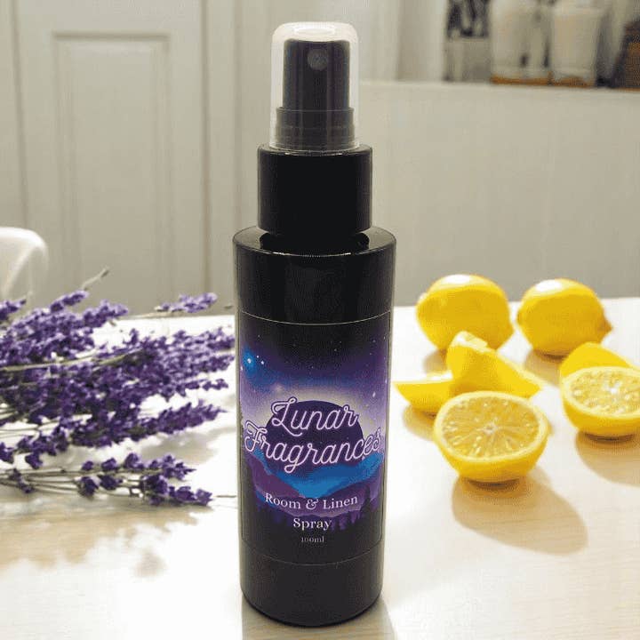 Lunar Fragrances – wholesale Room & linen spray – Lemon & Lavender Room Spray1