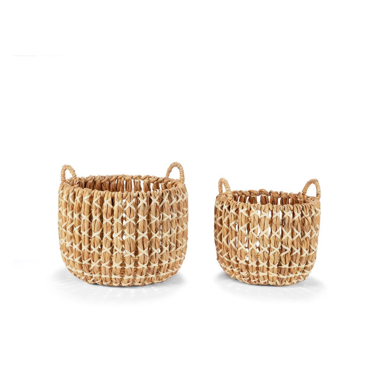 Andrea House - Wholesale Plant Pot - Set of 2 natural fiber baskets1