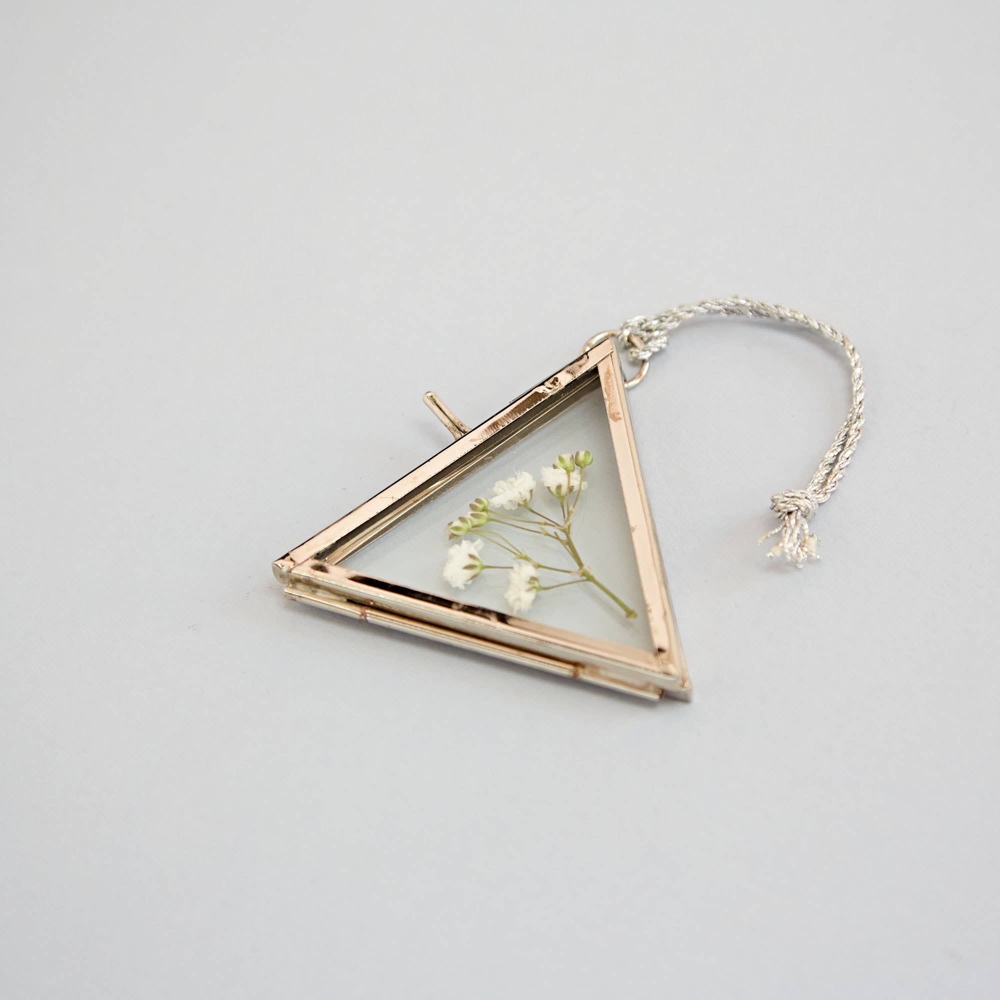 The Paper High Gift Company Limited - Wholesale Picture Frame - Alia Mini Triangular Glass Hanging Photo Frame - Handmade6