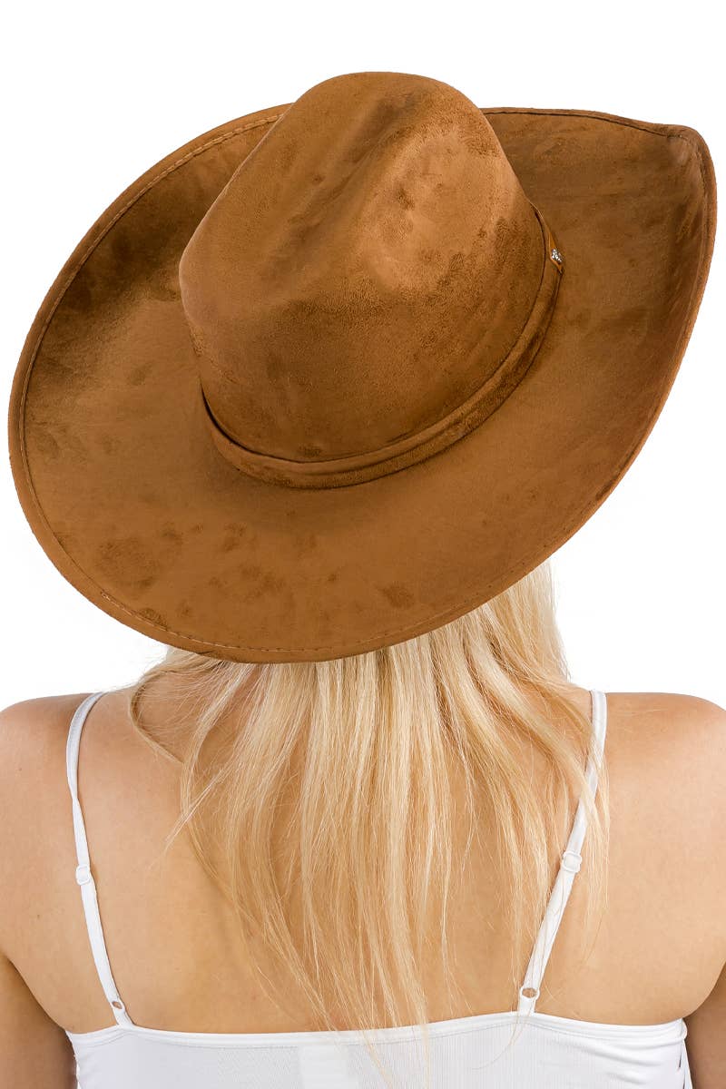 Cap Zone – Engroshandel Cowboyhat - Dame – Falsk nubuck ruskind cutter cowboyhat20