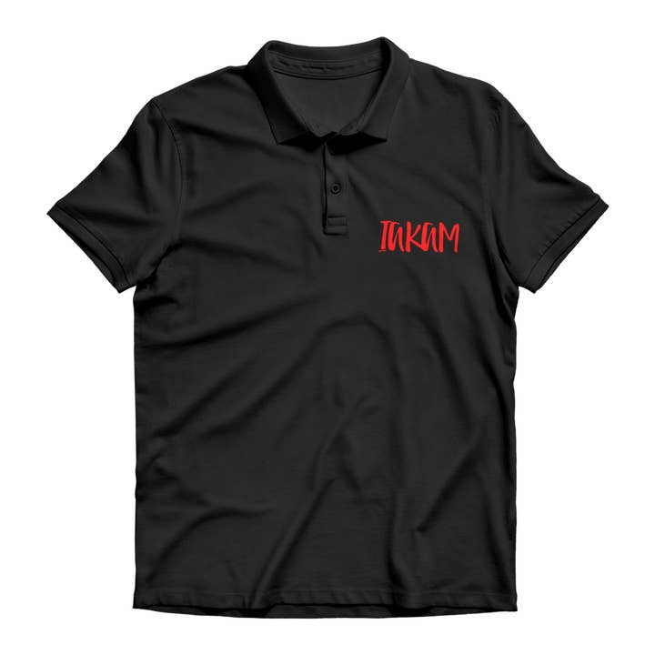 Polo rouge IAKAM Premium pour adulte pour la vente par IAKAM