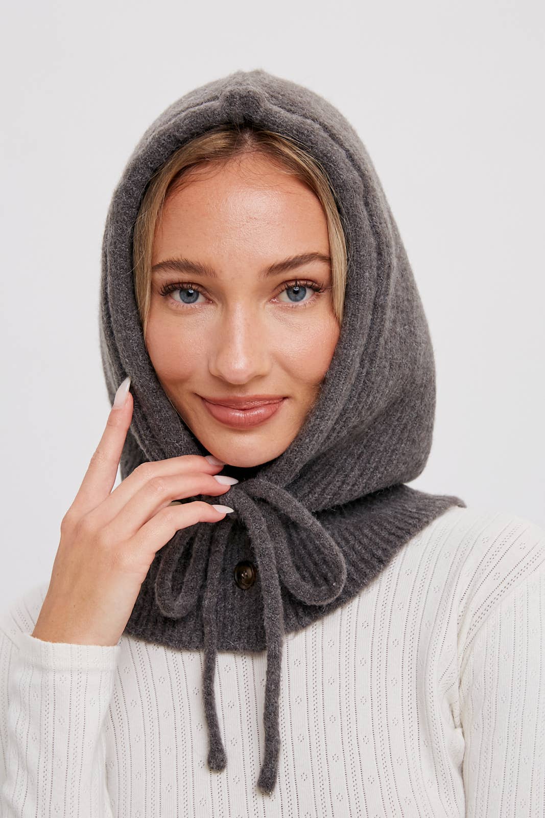 Bluivy - Wholesale Balaclava - Women's - KNIT BUTTON  BALACLAVA1