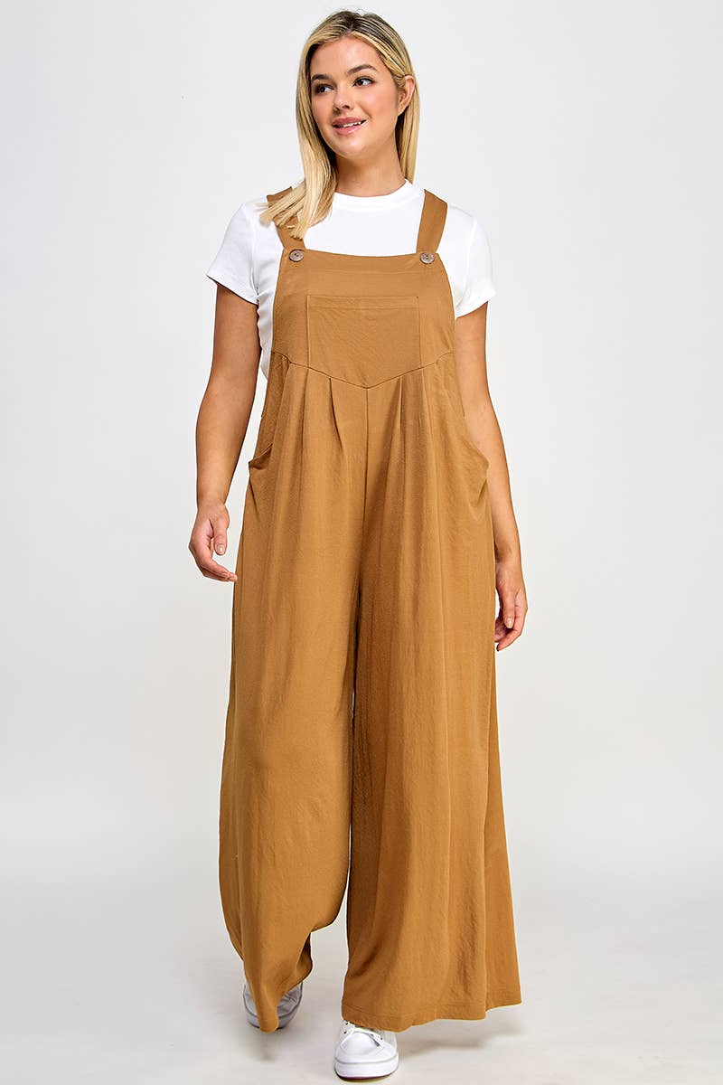 Haute Fox Plus Size & Contemporary – wholesale Overalls – Women's – Regular Size Pleated Overalls JK18514-JS  6