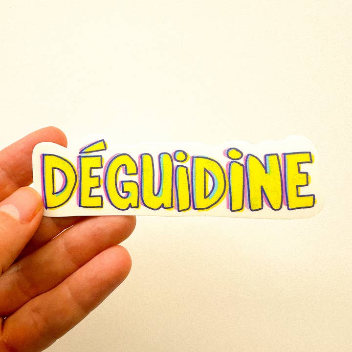 Sticker - Déguidine for wholesale by Les Tatoués