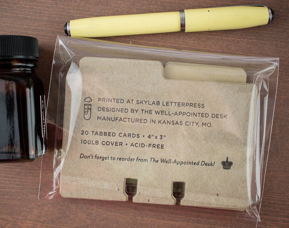 The Well-Appointed Desk - Wholesale Stationery/Notecard Set - Col-o-dex Tabs Accessory Pack2
