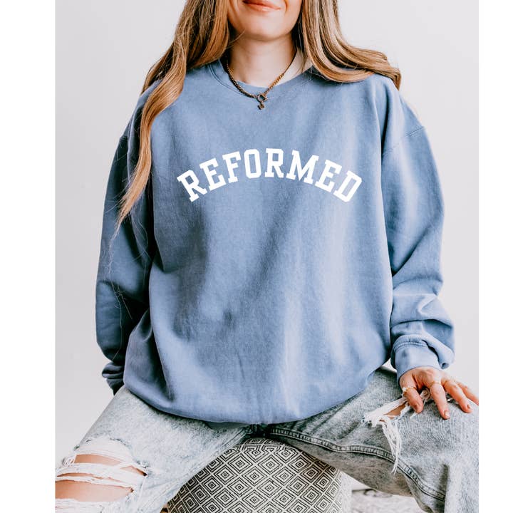 The Key Collective - Wholesale Graphic Sweatshirt - Women's - Reformed | Pilates Sweatshirt | Customize with studio logo!