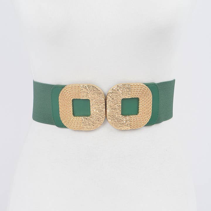 3AM BY H&D ACCESSORIES - Wholesale Riem - Dames - Elastische riem met dubbele gesp7