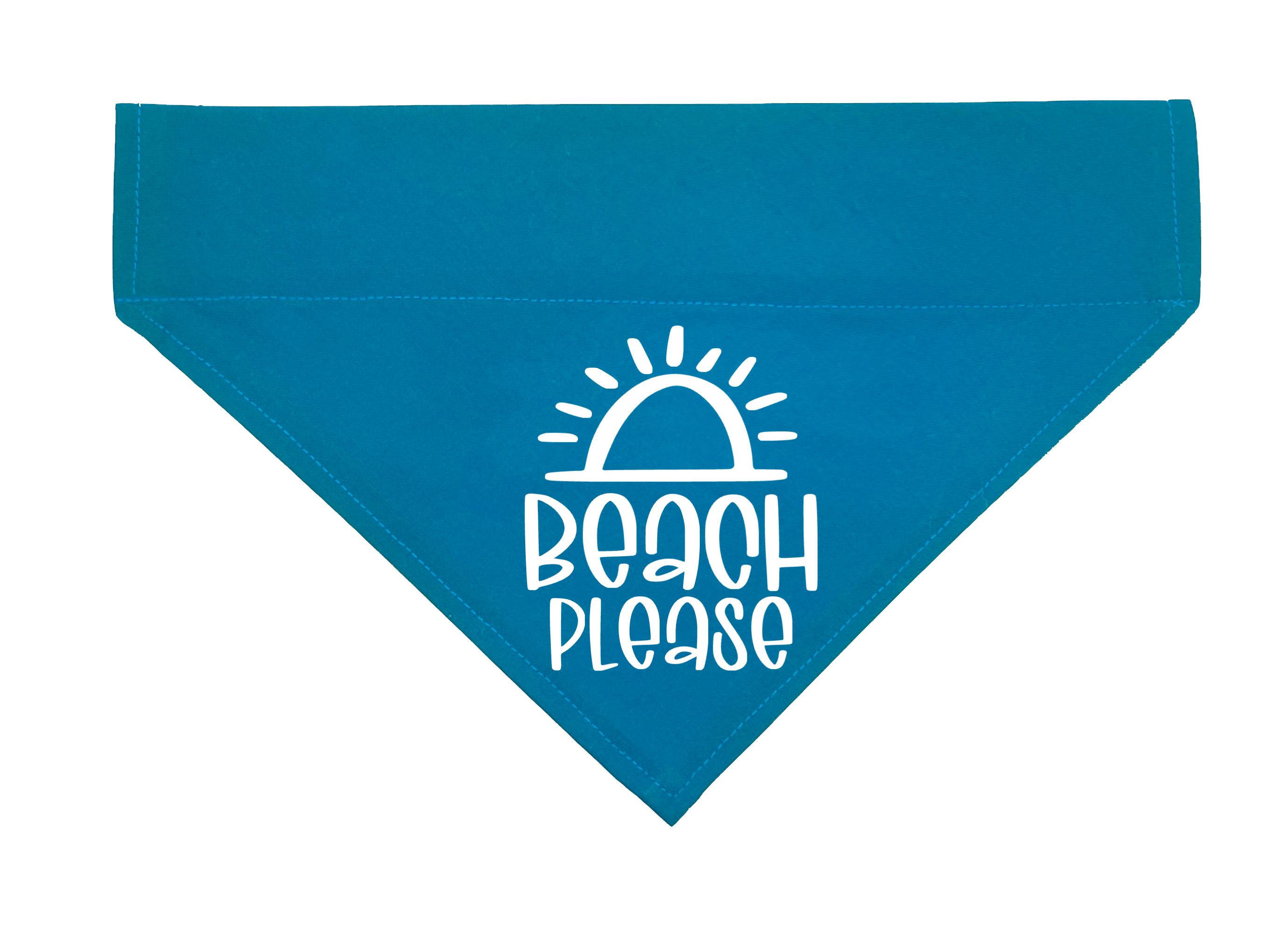 Woofingtons & Company – wholesale Pet bandana – Dog – Beach Please - Funny Quote Over Collar Dog Bandana6