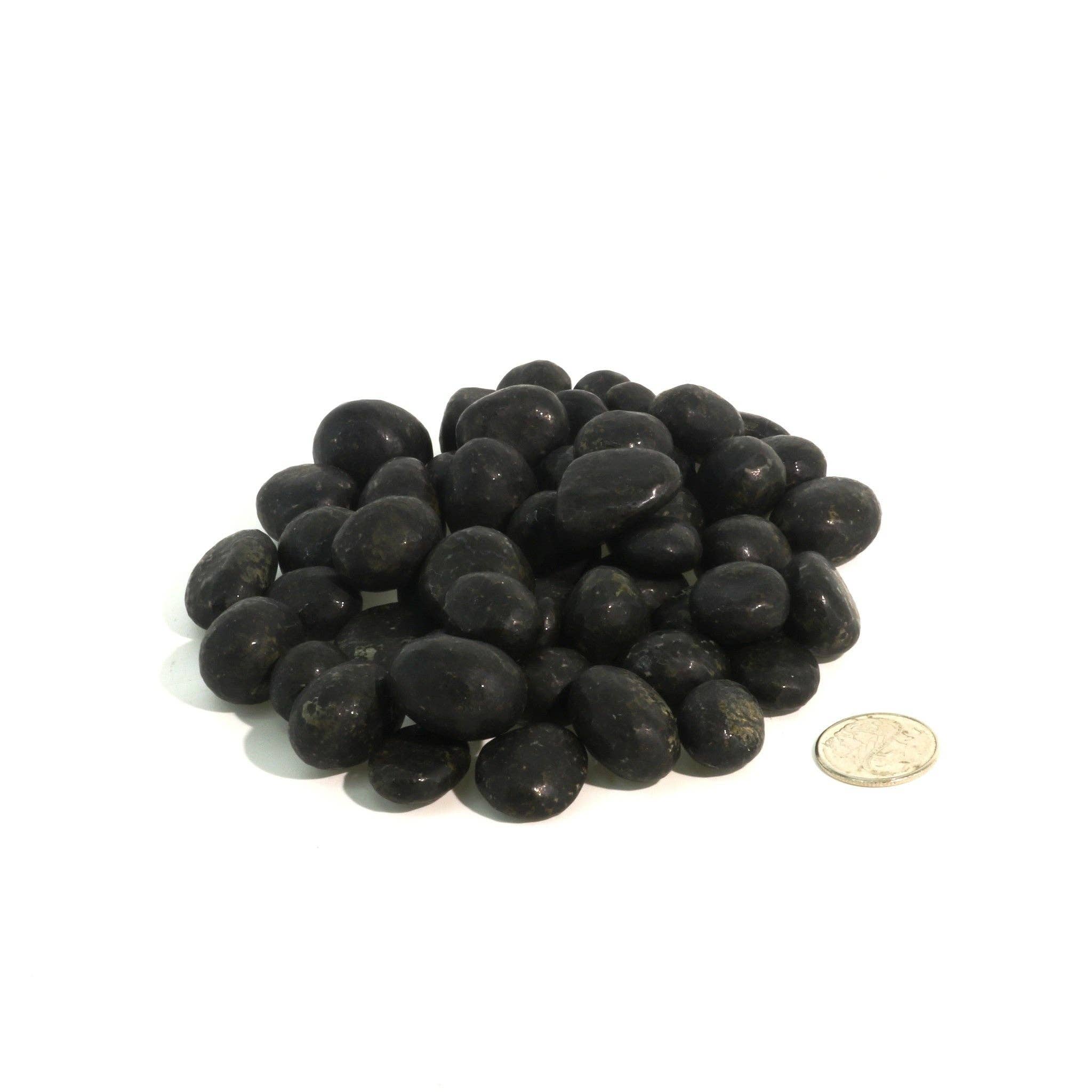 Stonebridge Imports - Wholesale Spiritual Stone/Crystal - Nuummite Tumbled Stones - India1