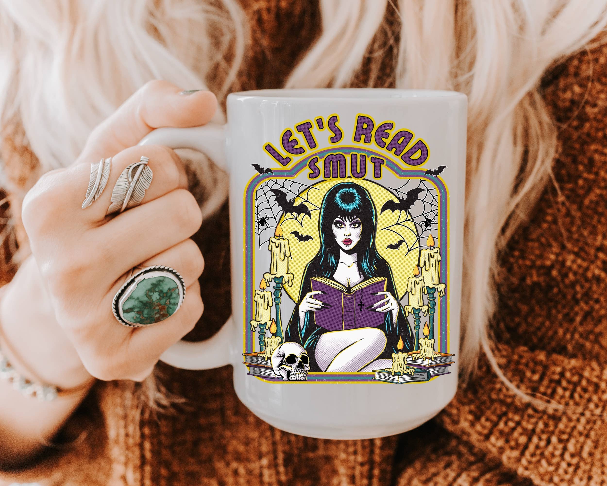 Ace the Pitmatian Co - Wholesale Coffee Mug - Let’s Read Smut Bookish Mug
